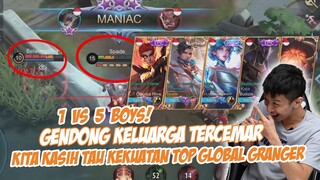 KASI LIAT KELUARGA TERCEMAR THE REAL POWER OF TOP GLOBAL MM!! ANTI GB" MMR CLUB!! 1V5 BSA SAVAGE??