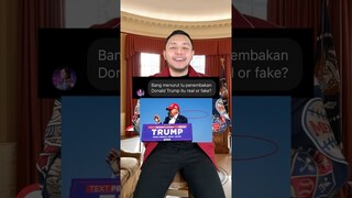 Penembakan Donald Trump itu REAL or FAKE? Ternyata… #shorts