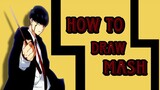 How To Draw Mash Burnedead | From Mashle : Magic And Muscles |