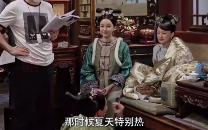 夏天拍摄寒冬戏份 裹着棉被流着汗 还要演出瑟瑟发抖的样子 #如懿传