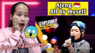 Ajeng - all by myself ( The voice kids Indonesia- Semifinals) || First time reaction 🇵🇭