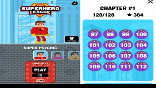 The Superhero League SUPER PSYCHIC Level 97-112 Walkthrough 3 Stars