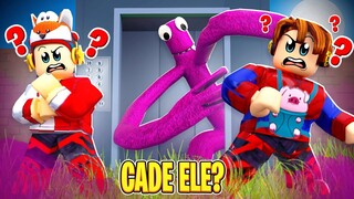 Rainbow Friends Verde virou Rosa e se Escondeu no Elevador do Roblox🤔