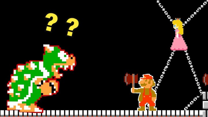 Mario xấu xa! Cướp luôn vợ và nhà của Bowser!
