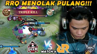 GILA INI MATCH TEGANG PARAH!! SKYLAR HAMPIR SAVAGE COYY RRQ NGAMUK!! - RRQ VS GEEK MATCH 4