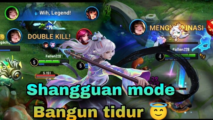 shangguan mode baru melek 😆