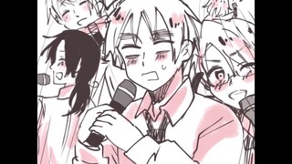 【APH/手書】聯五-在英/國唱歌時加入