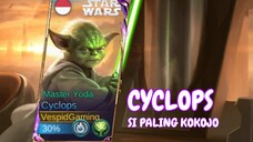 Apa gua aja yang ngerasa pake skin ini mainya lebih berasa gameplay cyclops Mobile Legends bang bang