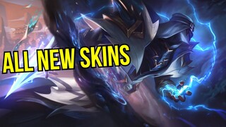 ALL NEW SKINS: Xayah, Ekko, Shen, Qiyana, Kassadin