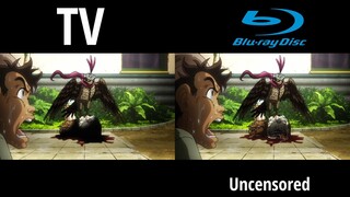 [เปรียบเทียบระหว่างทีวีกับBD] โจโจ้ล่าข้ามอดีตStardust Fighter E38-39