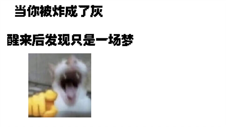 当你梦见自己被炸死