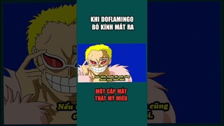 Sẽ ra sao nếu Doflamingo bỏ kính mắt ra #Law #doflamingo #onepieceshorts