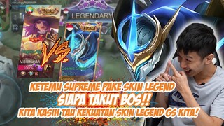 KETEMU SUPREME LESLEY LAGI PAKE SKIN LEGEND... KITA KASI TAU KEKUATAN GUSION LEGEND KITA!!