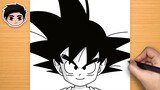 Easy Anime Drawing | How to Draw Goku (Kid) from Dragon Ball Step-by-Step