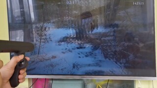 创新形态手柄演示：生化危机8.村庄（2），全程持枪打丧尸，无准星，实体枪人眼机瞄，真实的射击感，超爽！