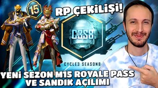 ROYALE PASS ÇEKİLİŞİ! M15 RP VE SANDIK AÇILIMI! PUBG Mobile Yeni Sezon