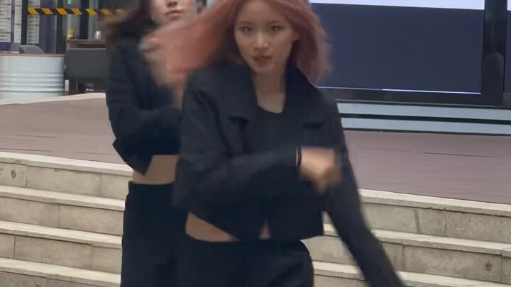 The first time in my life to dance in a boy group!