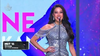 Nicolene Limsnukan Miss Universe Thailand 2022 Swimsuit Evening Gown Performance