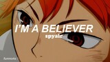 Haikyuu!! // I'm A Believer : Spyair ( sub español )