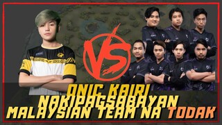 KAIRI NAKIPAGSABAYAN SA MALAYSIAN TEAM NA TODAK