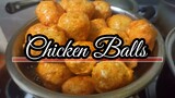 easy to cook: "chicken balls Homemade " pang Street food : cook eat simple