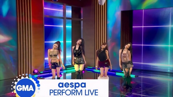 250912 Aespa - Rich Man 舞台【美国GMA】