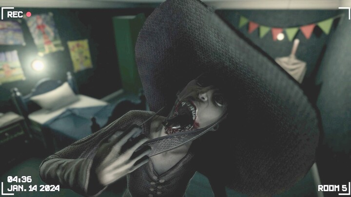 Be careful! A strange woman is trying to sneak into your home! The first online release of "Unheim",