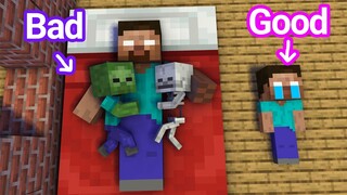 Monster School : Season 1 All Episode Baby Herobrine Life - Super Sad Story - Minecraft Animation