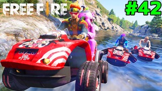 Free Fire หนังสั้น ยอดนักซิ่ง แข่งรถลอยน้ำได้! สุดมันส์ EP42
