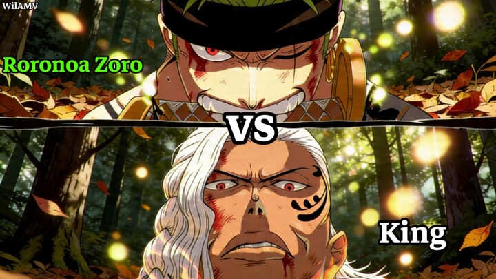 Roronoa Zoro vs King ☠️|One Piece|