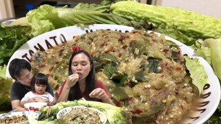 ข้าวแลงจ้า ซุปบักเขือ กระเพราหมู ไข่ดาว แซ่บๆจ้า | แม่ชบา พาแซ่บบ