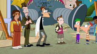 Phineas và Ferb hợp tác với Định luật Murphy để đánh bại Người đàn ông quả hồ trăn độc ác và cứu thế