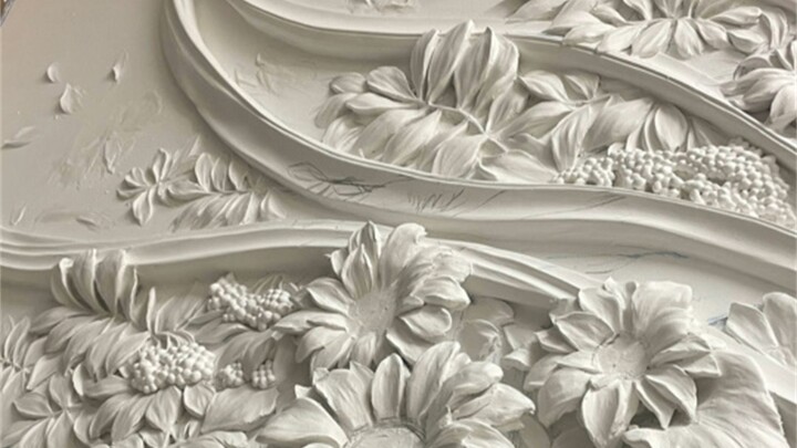 Bức tranh tường phù điêu khổ lớn