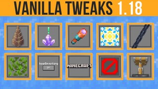 Minecraft 1.18 Vanilla Tweaks - The Compatibility Update!