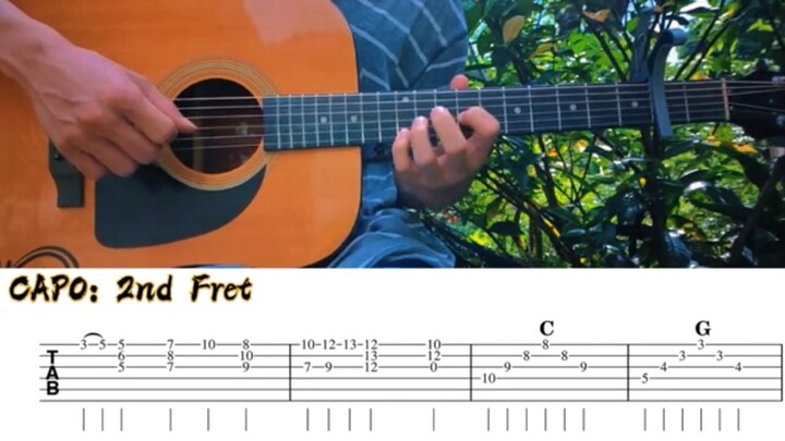 Can't help falling in love with you- Elvis Presley | fingerstyle with tabs