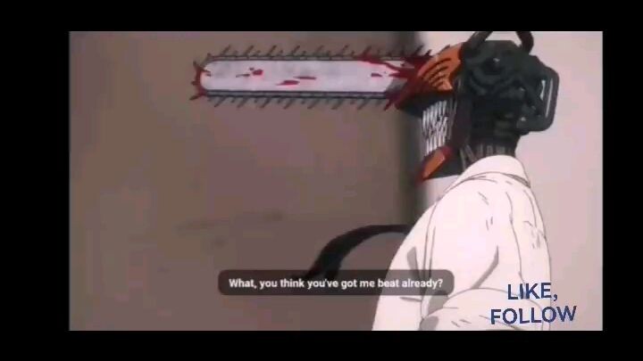 Chainsaw man epic battle