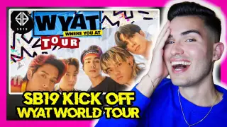 SB19 REACTION - The WYAT WORLD TOUR Kicks-Off Officially in The Philippines! | First Impressions