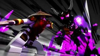 A LEGO Ninjago Movie-like showdown! Master Wu VS the Crystal King!