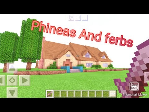 Phineas and Ferbs House In Minecraft!!!(with interior)