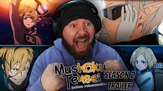 THIS JULY?! LETS GO! Mushoku Tensei Season 2 Trailer Reaction