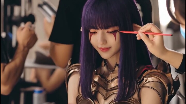 AI-Generated Anime Live-Action Filming Set 4