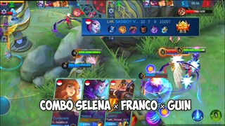 COMBO SELENA × FRANCO & SELENA & GUINEVERE AUTO GENDONG HYPER NOB - MOBILE LEGENDS.