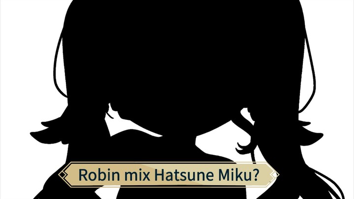 speed paint Robin cosplay Hatsune Miku