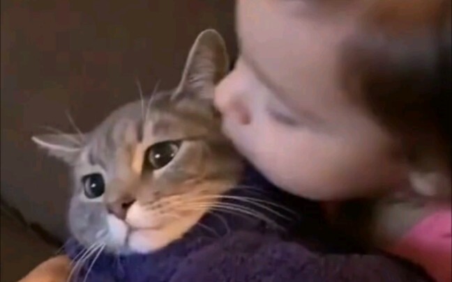 Meow: I didn’t do anything—she just hugged me and kissed me.