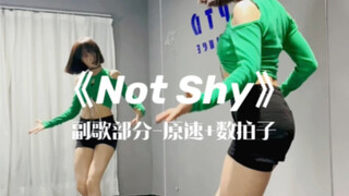 《Not Shy》副歌部分-原速+慢动作数拍子