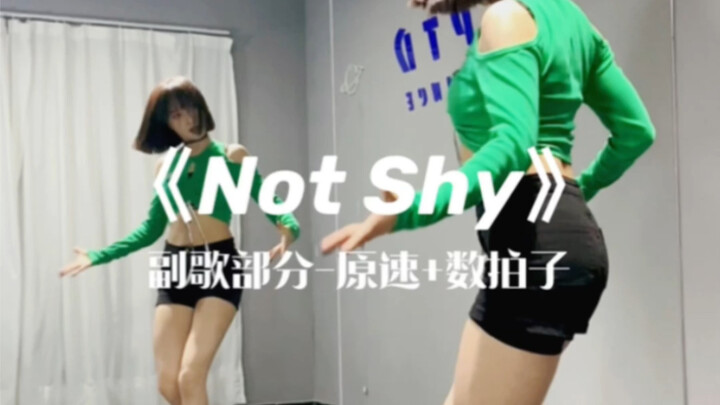 《Not Shy》副歌部分-原速+慢动作数拍子