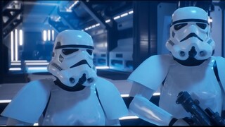 Non-serious short film (7) Star Wars: Operation Cloud City, the main character behind "Sir Droid"