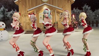 [Genshin Impact MMD] Christmas greetings from 👴 and the Knight Harem Group...