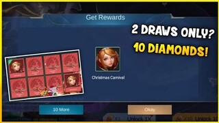 2 DRAW ONLY? BEST PATTERN! TO GET FANNY! CHRISTMAS CARNIVAL! | MLBB 2020 ✓