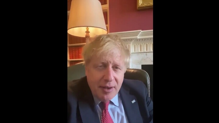 [วิดีโอ 2 นาทีของนายกรัฐมนตรีอังกฤษ บอริส จอห์นสัน: ผมติดโควิด-19 (มีคำบรรยายภาษาจีน)]